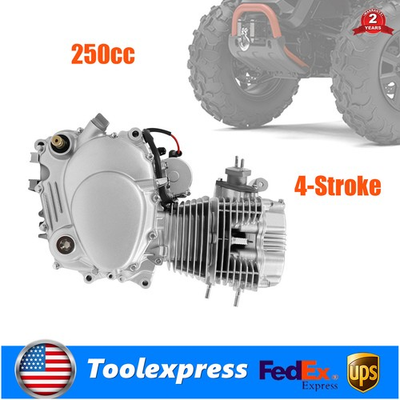 #ad 250CC 4 Stroke Vertical Engine 5 Speeds Transmission Motor Kit For Dirt Bike ATV $287.62