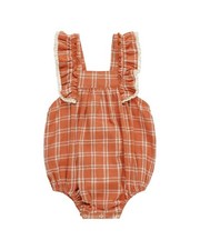 Rylee Cru Collective Maya Linen-Blend Romper