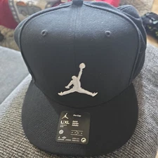 Air Jordan Jumpman Pro Cap Hat Adult Unisex SZ L/XL Snapback Black FV5292-010