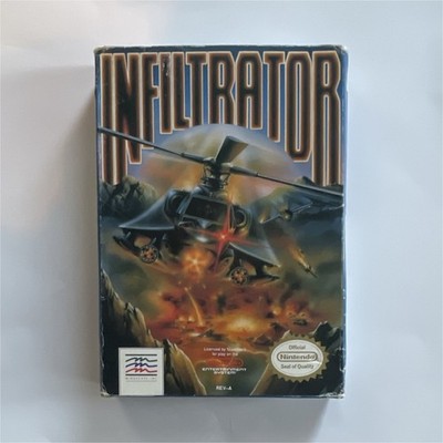 Complete in box Mindscape Inc. Infiltrator NES Action & Adventure TESTED