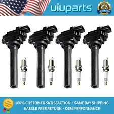 4 Ignition Coil & Spark Plug Fits Chevy Tracker 1.6L 2.0L 2.5L 2001 2002 UF237