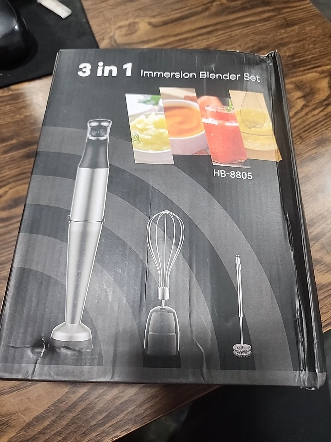 3-in-1 Immersion Blender Set Model (HB-8805) NEW, SEALED Original Box
Opens in a new window or tab
