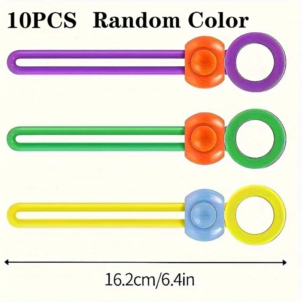 Silicone Flexible Durable Reusable Compact 10Pcs Silicone Food Bag Sealing Clips