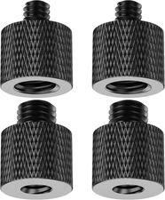 3/8 to 1/4 Camera Screw Adapter Thread 4 Pcs 1/4 Female to 3/8 Male and 3/8 Fema