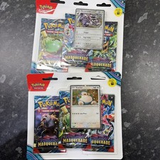 Pokémon TCG Scarlet & Violet Twilight Masquerade Lot 3 Boosters + Promo Ronflex Aluminium