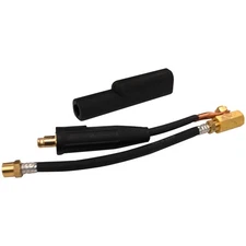 Weldtec TTC-200G Cable Connector With 2-MBP Type Male Plug Gas Hose 5/8 FM Nut