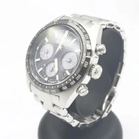 [☆Good+++]SEIKO PROSPEX SPEEDTIMER SBDL091 Black Dial Solar Chronograph Watch