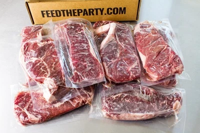 FEED THE PARTY 10 (8 oz.) York Strip Steaks