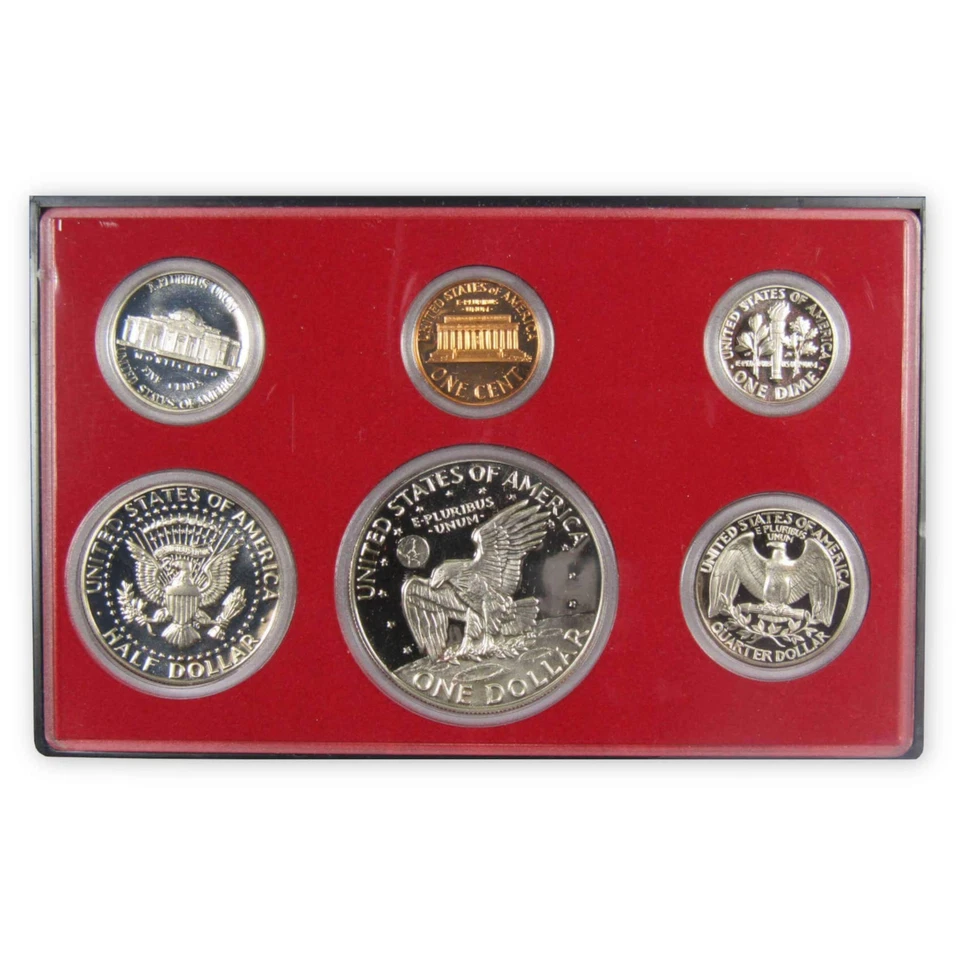 Juego de prueba revestido 1977 EE. UU. Como nuevo embalaje original del gobierno OGP Foto 3 de 4