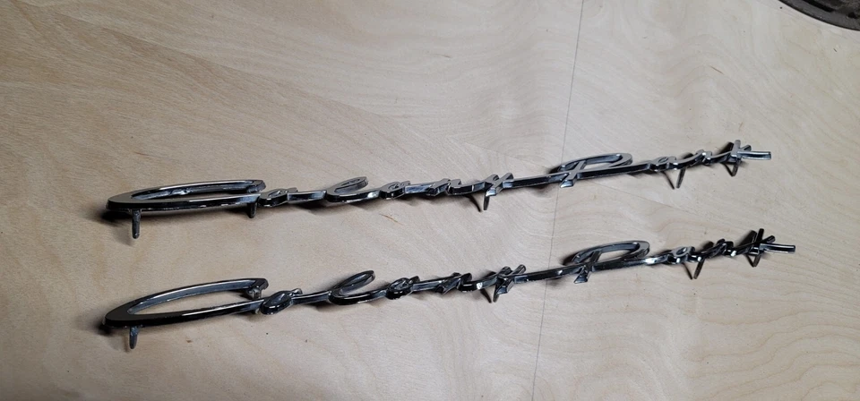 Mercury Colony Park 1960 camioneta emblemas insignias molduras cromadas guiones Foto 2 de 3