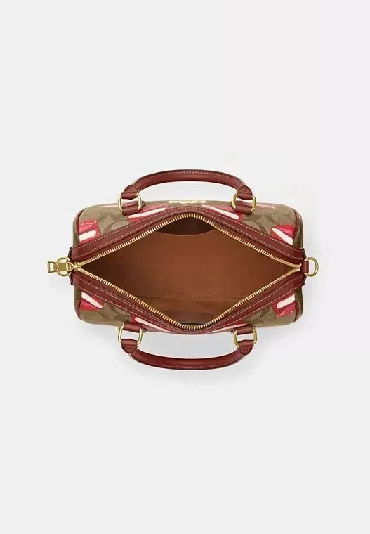 Borsa Coach X Tom Wesselmann Rowan in tela e pelle firmata nuova