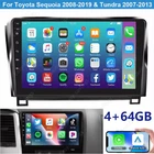 Apple Carplay Car Stereo GPS Radio For Toyota Tundra 2007-2013 Sequoia 2008-2019