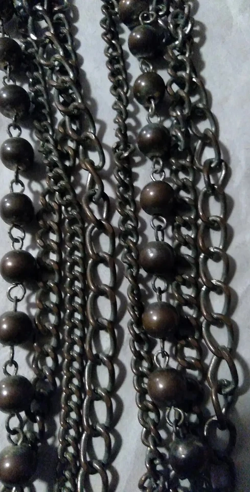 Ballroom Glam Necklace 24" Adjustable - Image 4 of 4