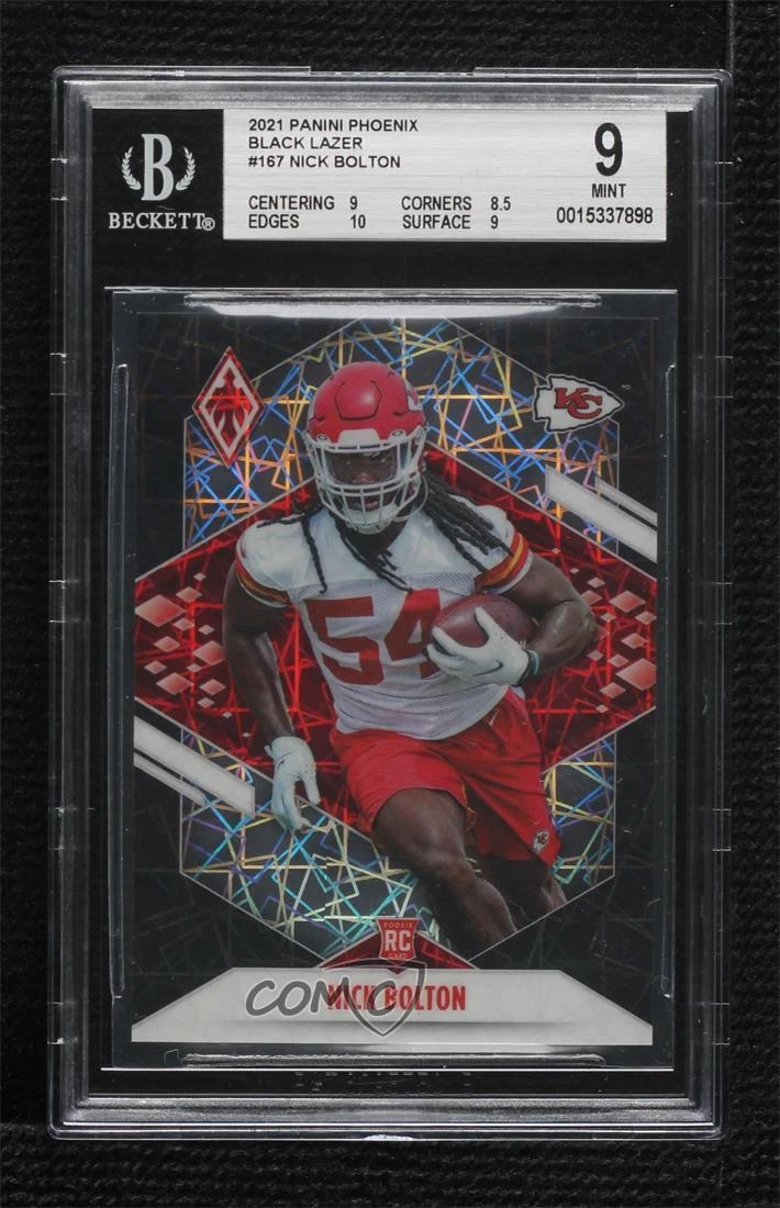 Nick Bolton Panini Phoenix #167 Black Lazer