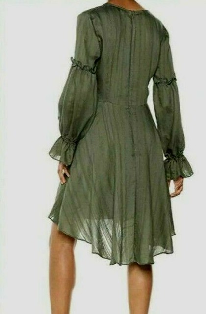 bcbg olive green dress