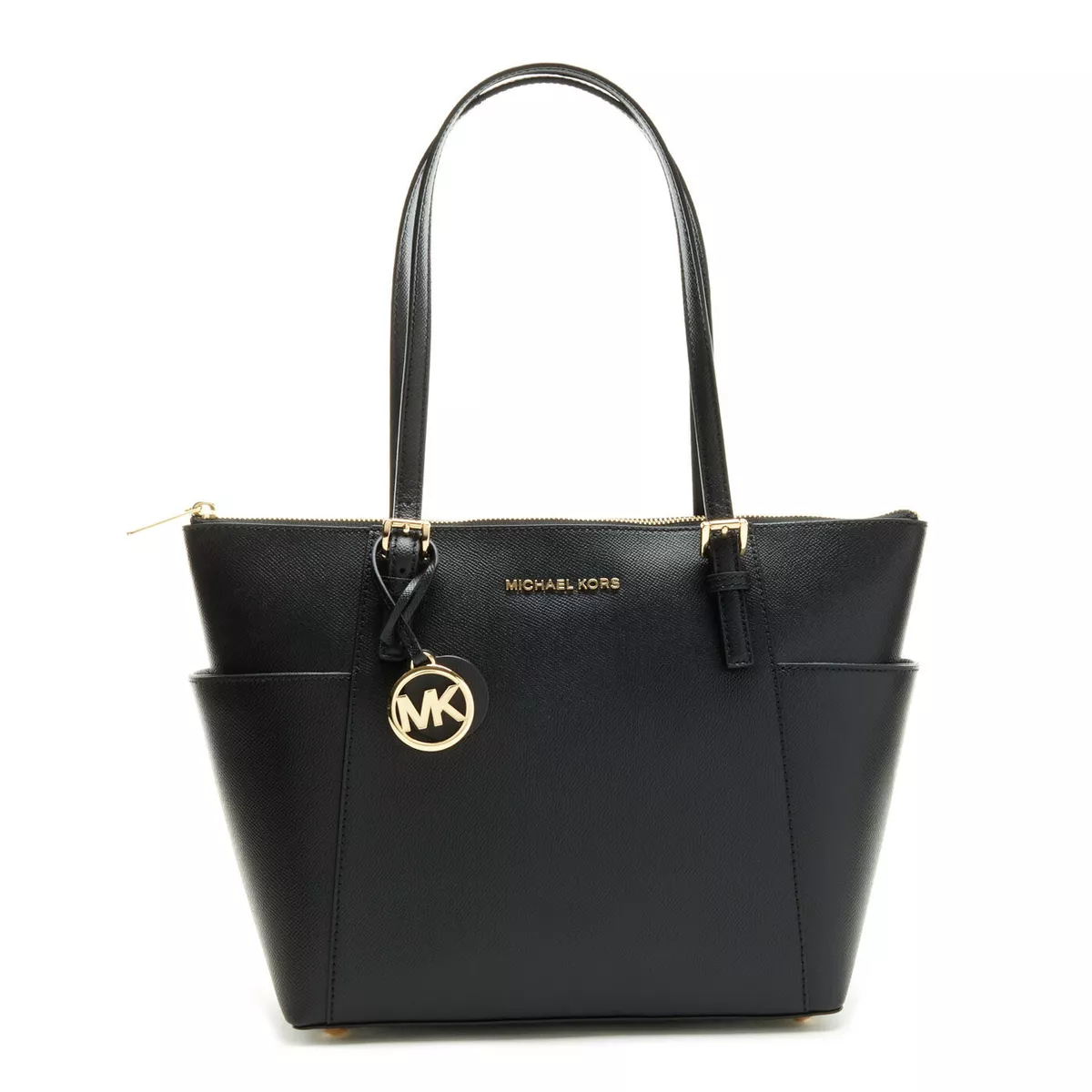 Michael Michael Kors Jet Set Top Zip Tote, Black