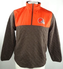 Cleveland Browns NFL G-III Men's Quilted Quarter-Zip