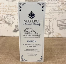 Mosheko Mineral Beauty Dead Sea Minerals Purifying Cleansing Toner Milk 4 oz - N