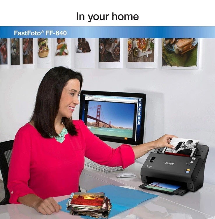 Brand New Epson FastFoto FF-640 High-Speed Photo Scanner - Image 4 of 4