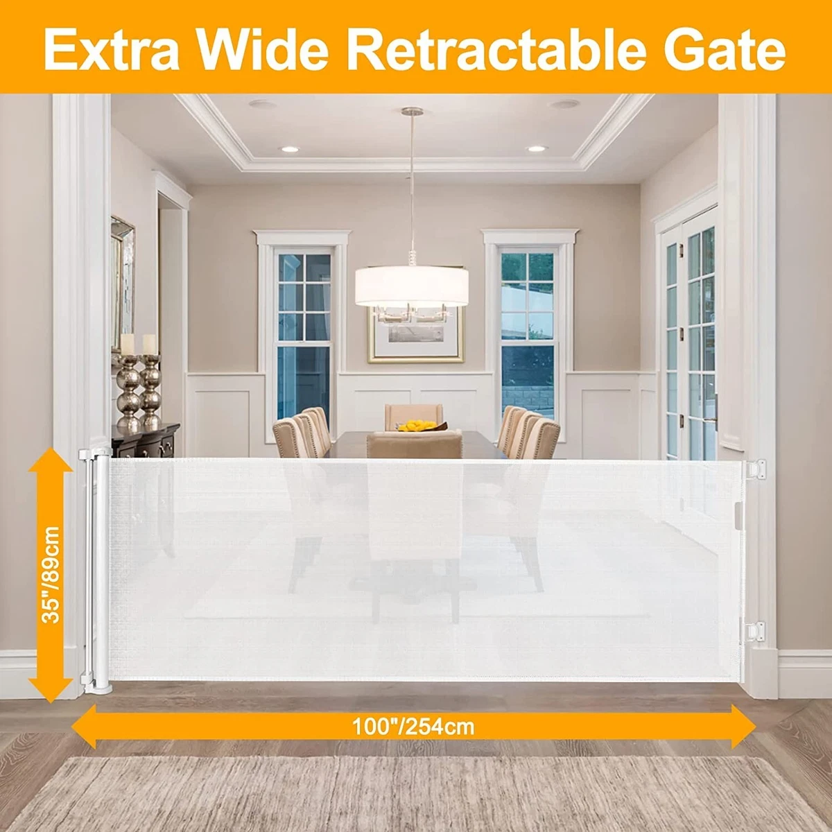 Extra long dog top gates for the house