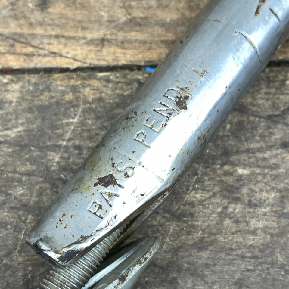 Vintage Schwinn Stem AS Neck Gooseneck 1966 66 Typhoon 60s Stamped Pat Pend - Image 3 of 4