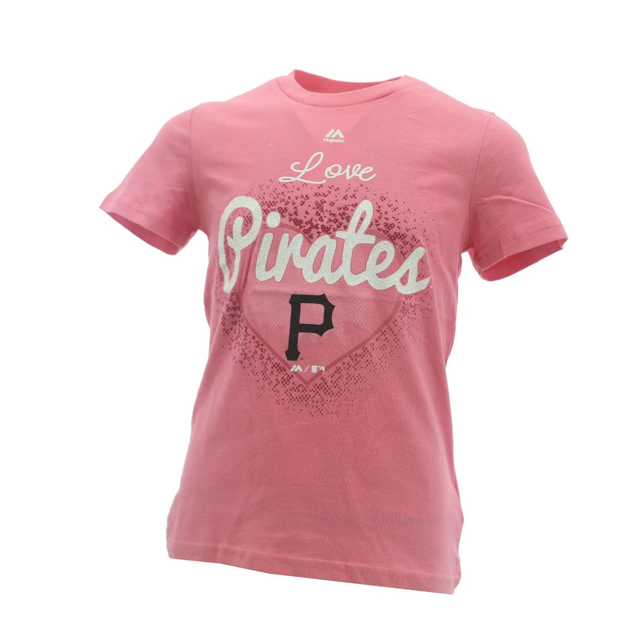 Pittsburgh Pirates Official MLB Youth Kids Girls Size Pink T-Shirt New With  Tags