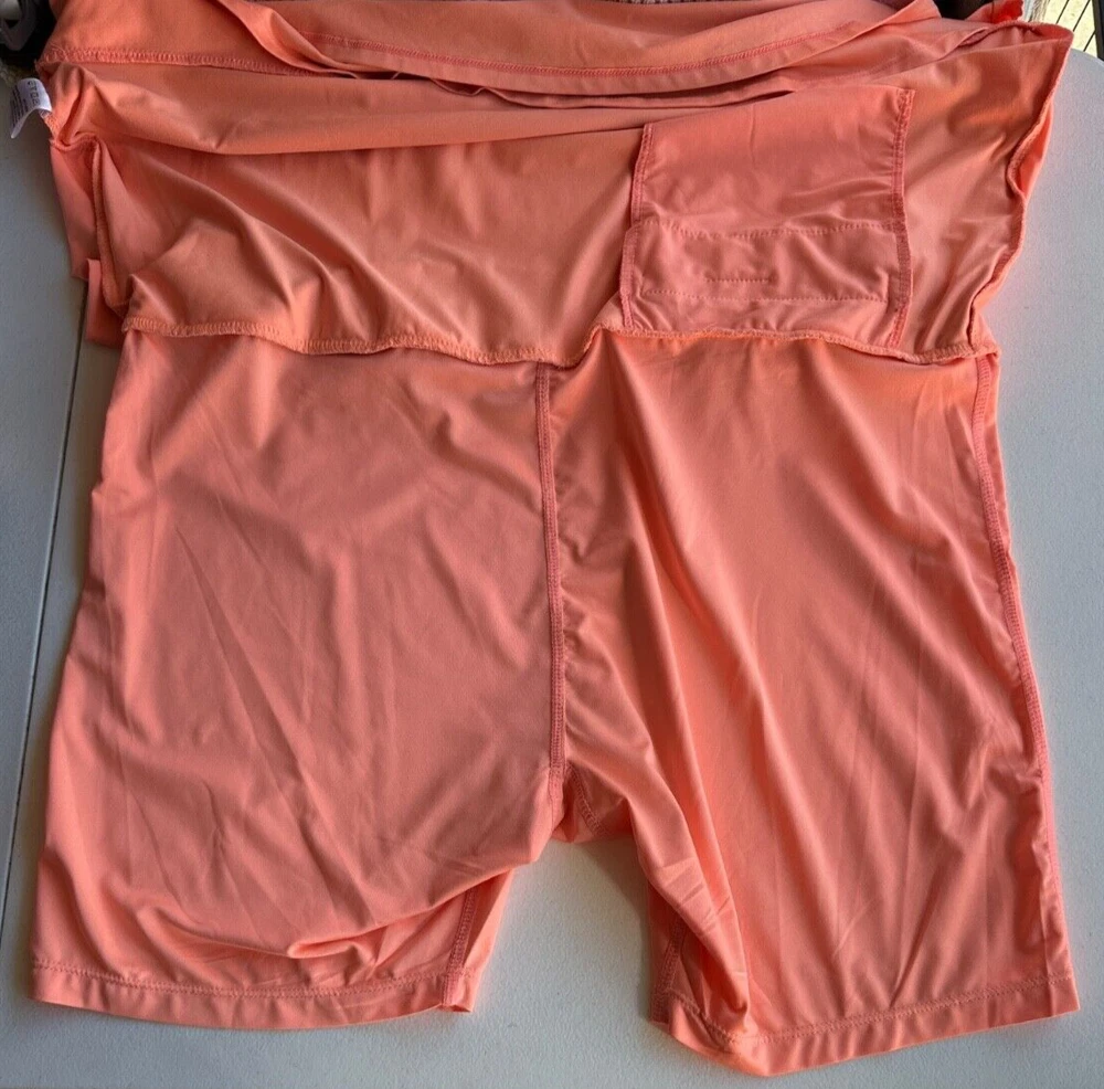 Tail Tennis Skirt L Skort Shorts Lined Neon Orange Pockets Studded Pickleball Tail Tennis Skirt L Skort Shorts Lined Neon Orange Pockets Studded Pickleball