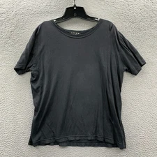 CITRON Santa Monica Blouse Womens Large Top Short Sleeve Silk Cotton*