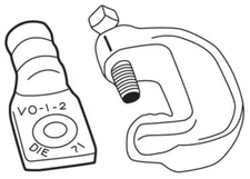 Thomas & Betts IBG20-40, I Beam Grounding Clamp, I Beam Clp Gnd Connector, 1 PC