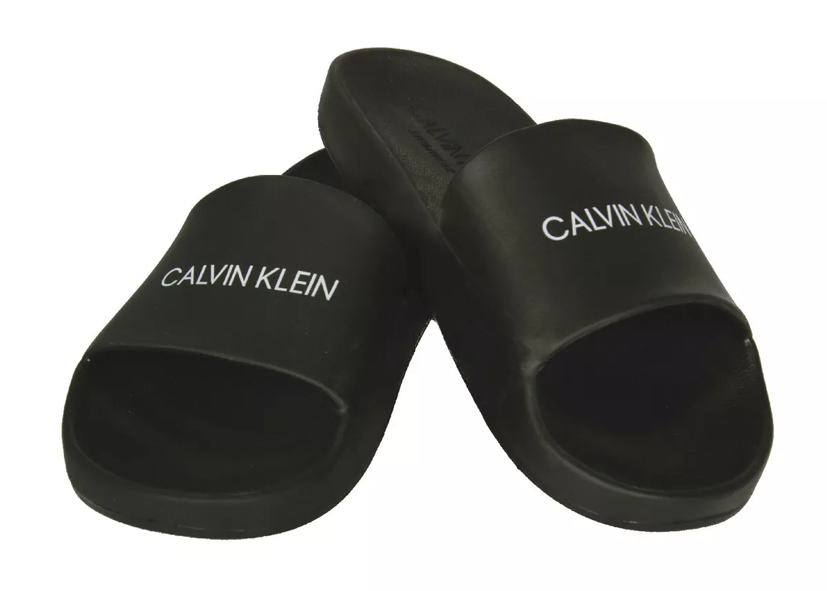 Men&#039;s slipper man swimwear CALVIN KLEIN item KM0KM00498 ONE MOLD SLIDE eBay