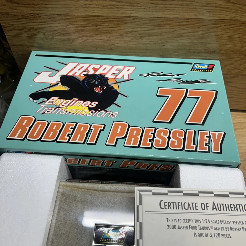 Revell NASCAR Diecast 1:24 ROBERT PRESSLEY #77 Jasper 2000 1 of 3,120 New In Box - Image 4 of 4
