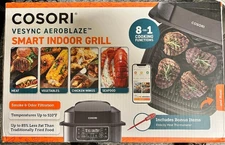 NEW Cosori - Aeroblaze Smart Indoor 8-in-1 Grill