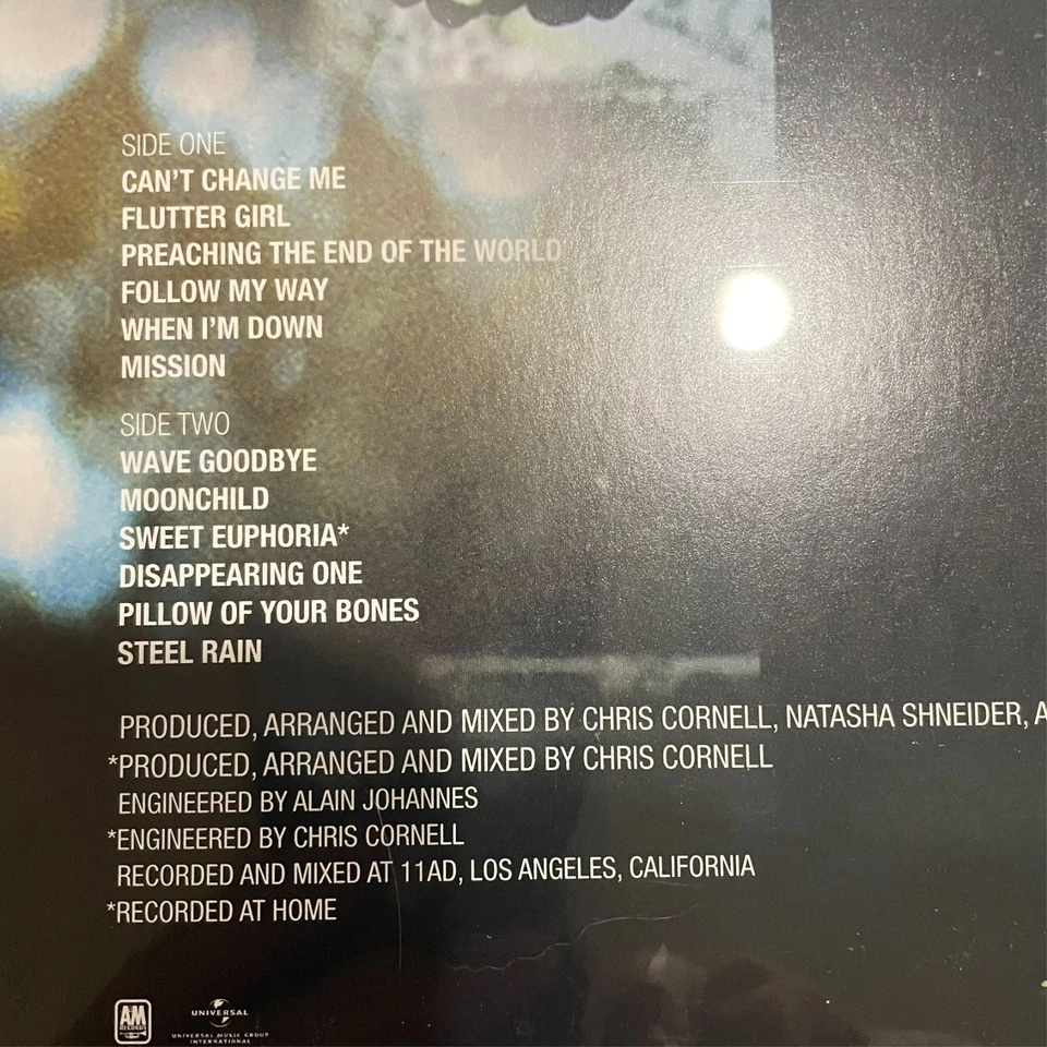 CHRIS CORNELL - Euphoria Mourning 2015 Import Vinyl LP New & Sealed Soundgarden - Image 3 of 4