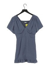 Abercrombie & Fitch A-Line Midi Dress S in Grey