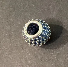 Pandora Blue Pave Lights Charm - Sterling Silver 925 ALE 