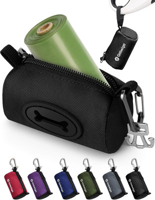 Dog Poop Bag Holder for Leash, Large Opening for Easy Pull Out, Doggy Poo Bag Di
