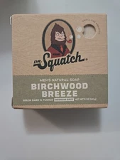 Dr. Squatch Birchwood Breeze Soap Men's Natural Birch Bark & Pumice 5 oz. Bar