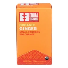 Organic Gigner Tea 20 Bags (Case of 6) By Equal Exchange