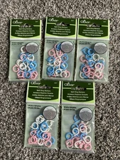 5 - Clover 24 pc Split Ring Markers Packs (each pack 24 pcs) NEW #347 120 Pieces