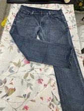 Flypaper Jeans Mens Size 38x32 Blue Denim Bootcut Regular Straight Mid Rise