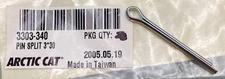NEW GENUINE ARCTIC CAT 3303-340 PIN SPLIT, Pin, Cotter