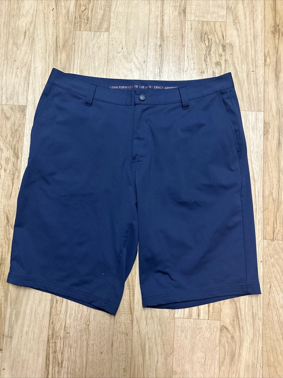 RHONE Commuter 10" Shorts Men's Navy Stretch Golf Chino Active Casual Sz 36