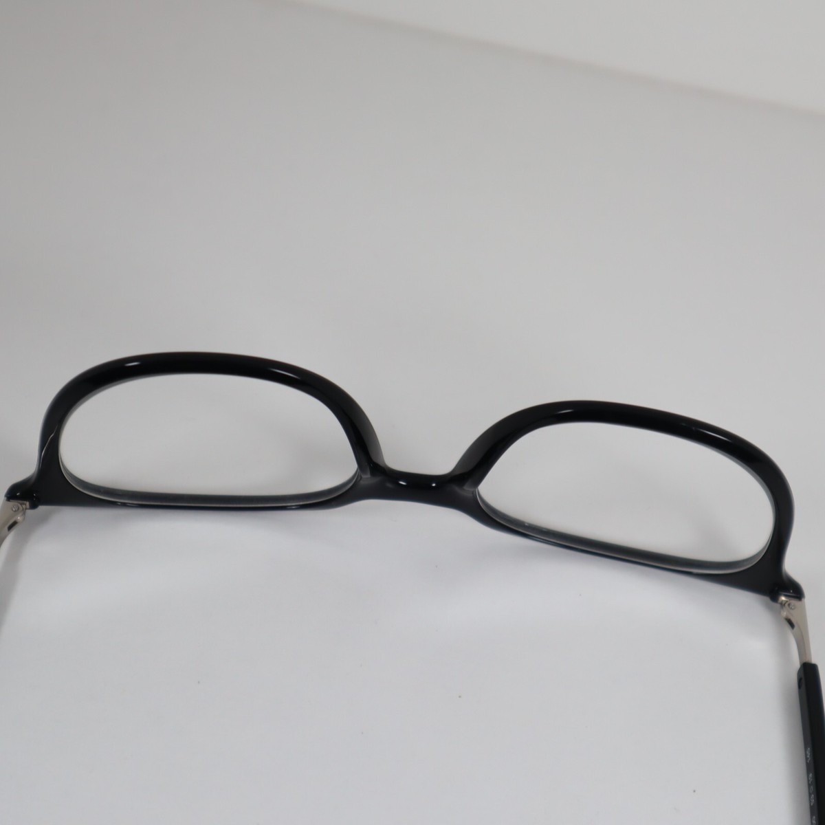 Ray Ban RB7190 2000 Black/Silver Round Eyeglass Frames 53-19 Ray Ban RB7190 2000 Black/Silver Round Eyeglass Frames 53-19