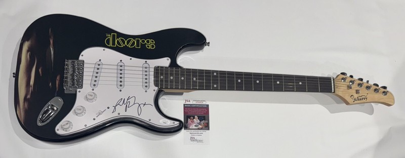 ROBBY KRIEGER SIGNED CUSTOM THE DOORS ELECTRIC GUITAR JSA COA
