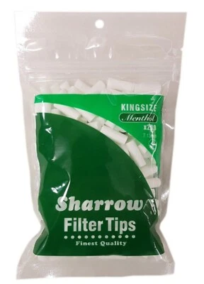 Sharrow Menthol Kingsize Filter Tips 6142s Uk Fast Free Postage