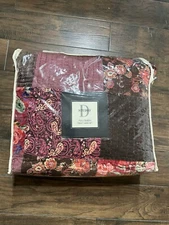 New Studio D Brittany Beautiful Patchwork Full/Queen Quilt And Shams Set 3 Pc