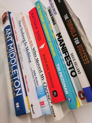 Geschäftsbücherpaket - Denkweise, Führung, Finanzen, Psychologie x 10 Bücher
