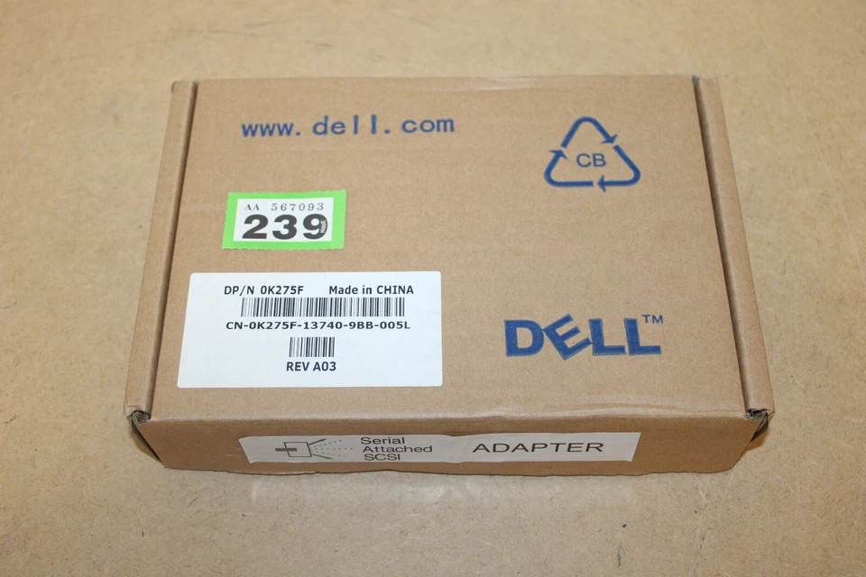Dell (J155F) PERC 6/e - FH PCIe-x8 RAID Controller (FY374) - Image 2 of 4