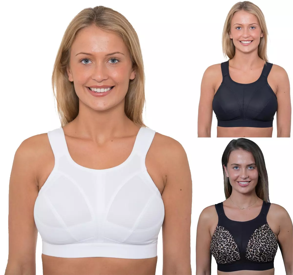 Gemm Sports Bra Wireless Supportive Active High Impact Bras (FREE