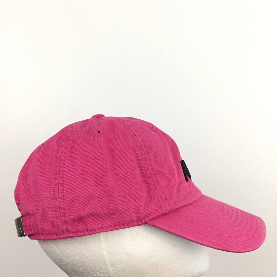 Gorra de béisbol Puma con logotipo de gato rosa deletrear guión correr yoga gimnasio entrenamiento Foto 3 de 4